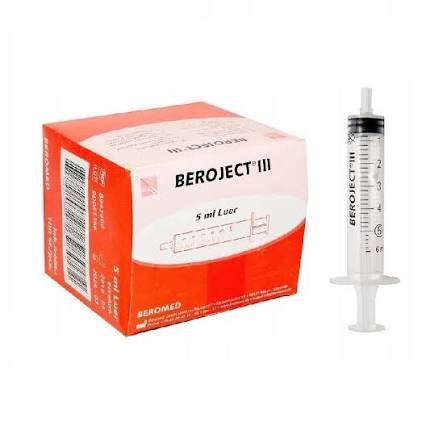 Шприц трехкомпонентный BEROJECT III 5мл