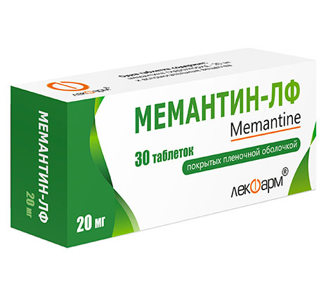 Мемантин-ЛФ таблетки п/о 20мг упаковка №30